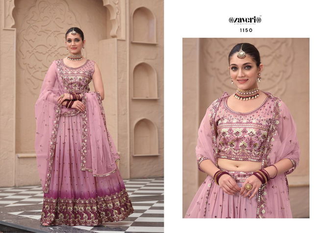 Zaveri Rasham Designer Party Wear Lehenga Choli Catalog
